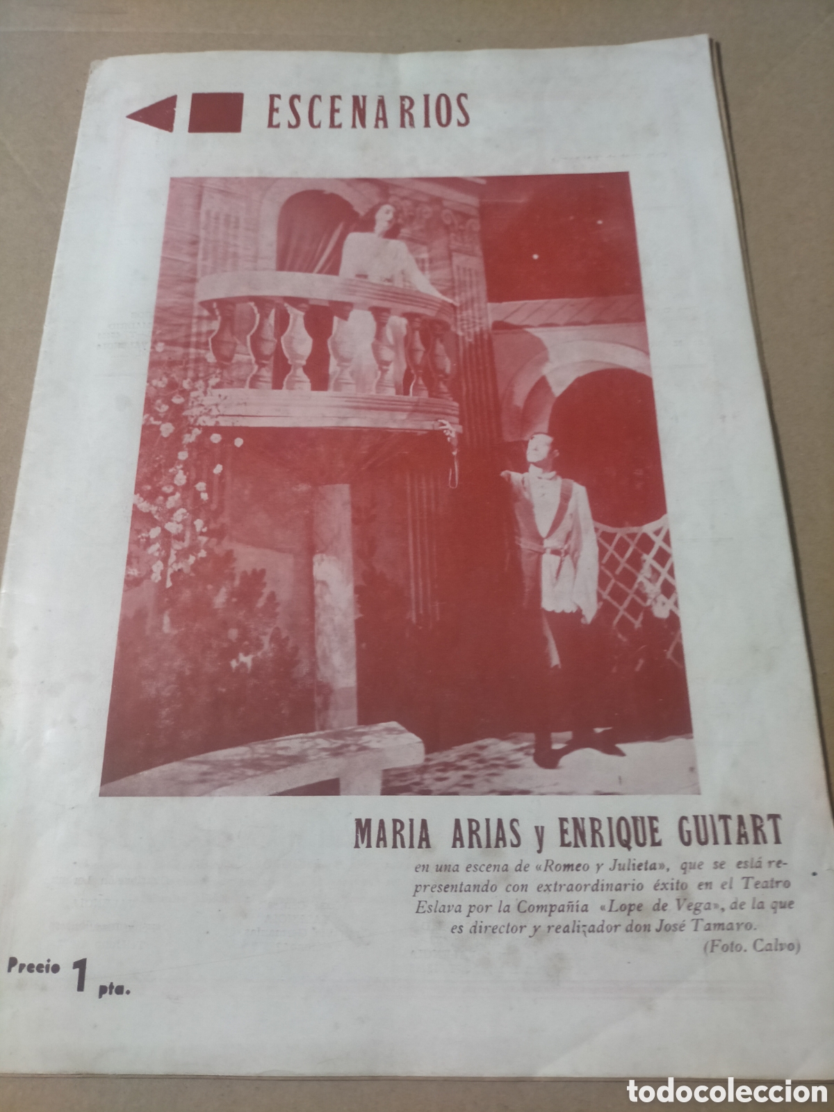 Cine: Revista escenarios 1946 cine teatro