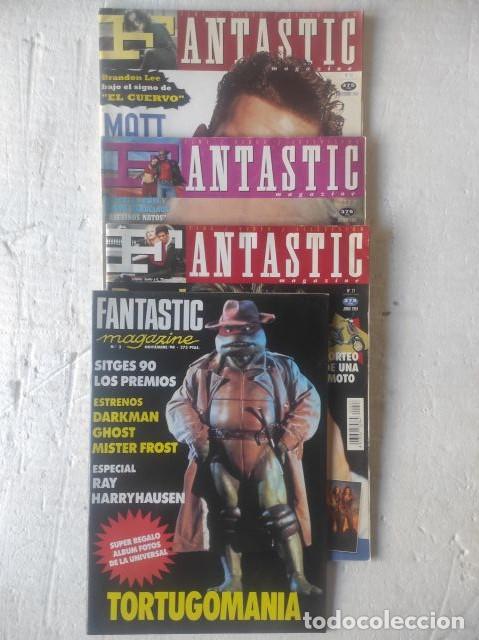 Cine: lote 4 revistas FANTASTIC MAGAZINE n&ordm; 3,27,30,31 1990- 1994