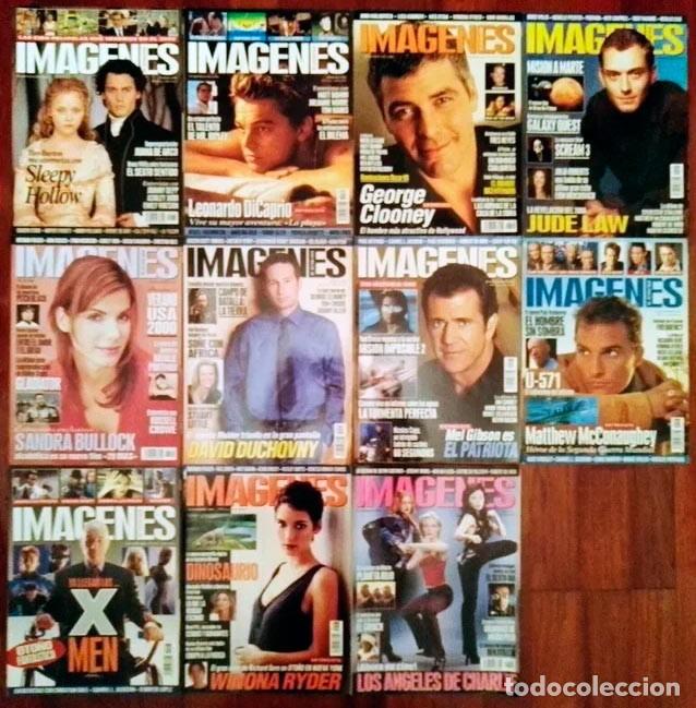Cine: Lote 22 Revistas Im&aacute;genes de Actualidad: A&ntilde;os 1999 y 2000