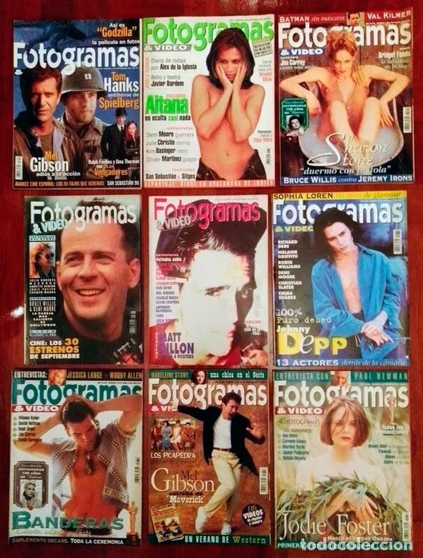 Cine: Lote de 23 Revistas de Cine: Fotogramas (15 ej.) e Im&aacute;genes de Actualidad (8 ej.)