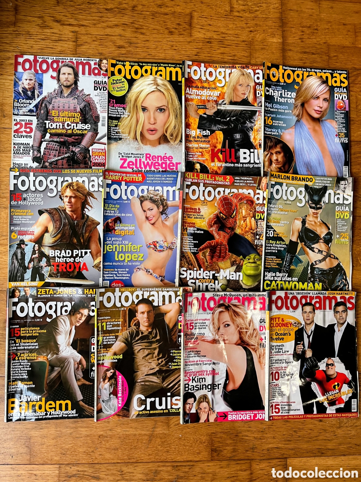Cine: Lote Revistas Fotogramas a&ntilde;o 2004 entero con suplementos
