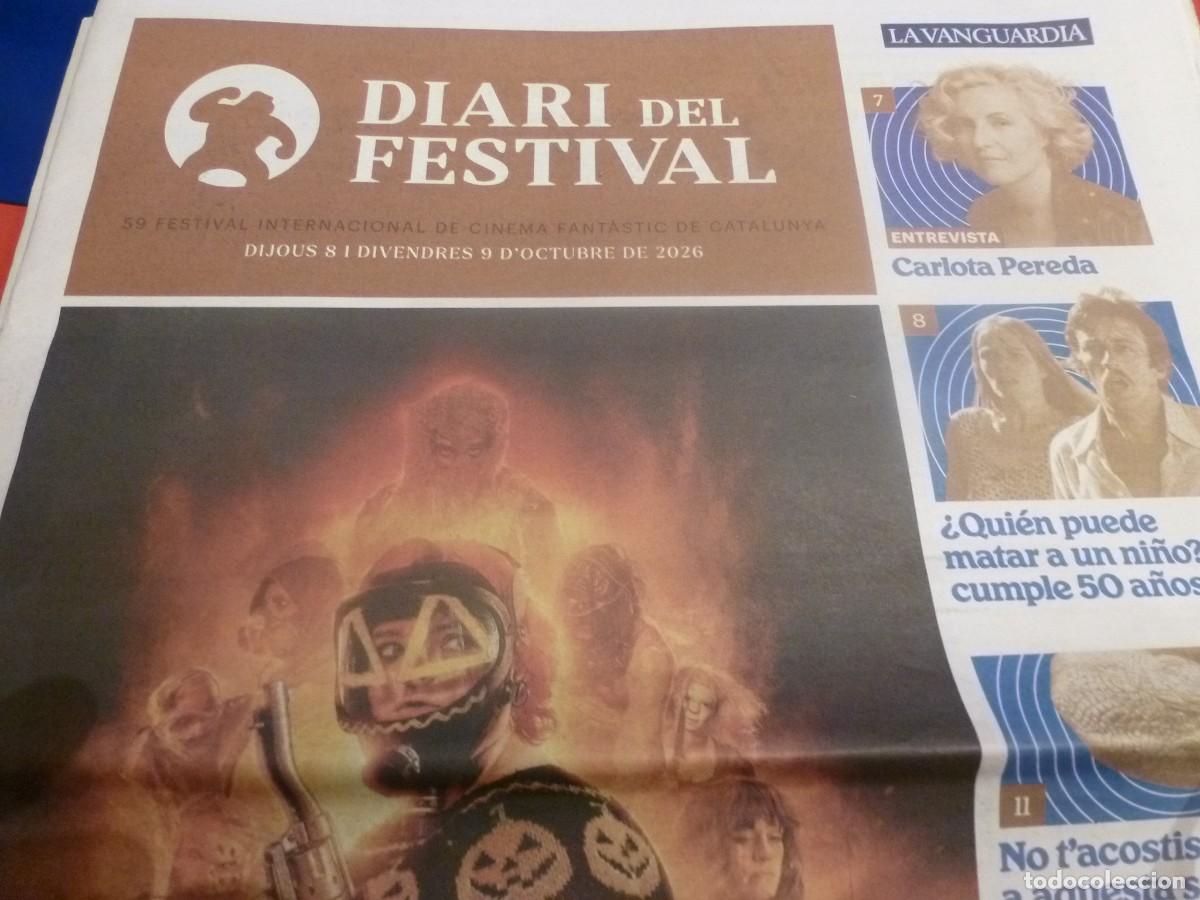Cine: DIARIO 8 Y 9 OCTUBRE DEL59 FESTIVAL CINE FANTASTICO DE CATALUNYA SITGES 2026