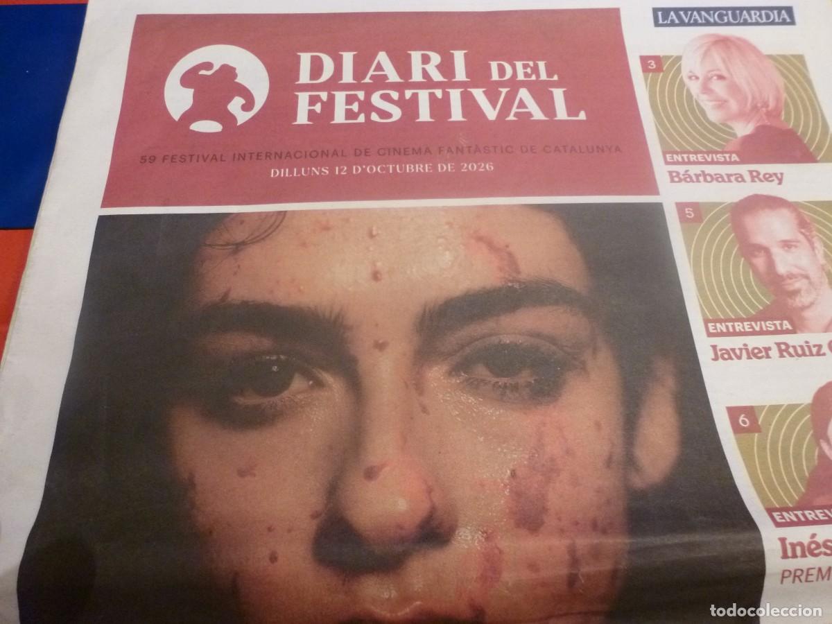 Cine: DIARIO 12 OCTUBRE DEL59 FESTIVAL CINE FANTASTICO DE CATALUNYA SITGES 2026