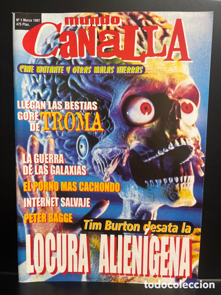 Cine: MUNDO CANALLA N.1 CINE MUTANTE Y OTRAS MALAS HIERBAS ( 1997/1998 )