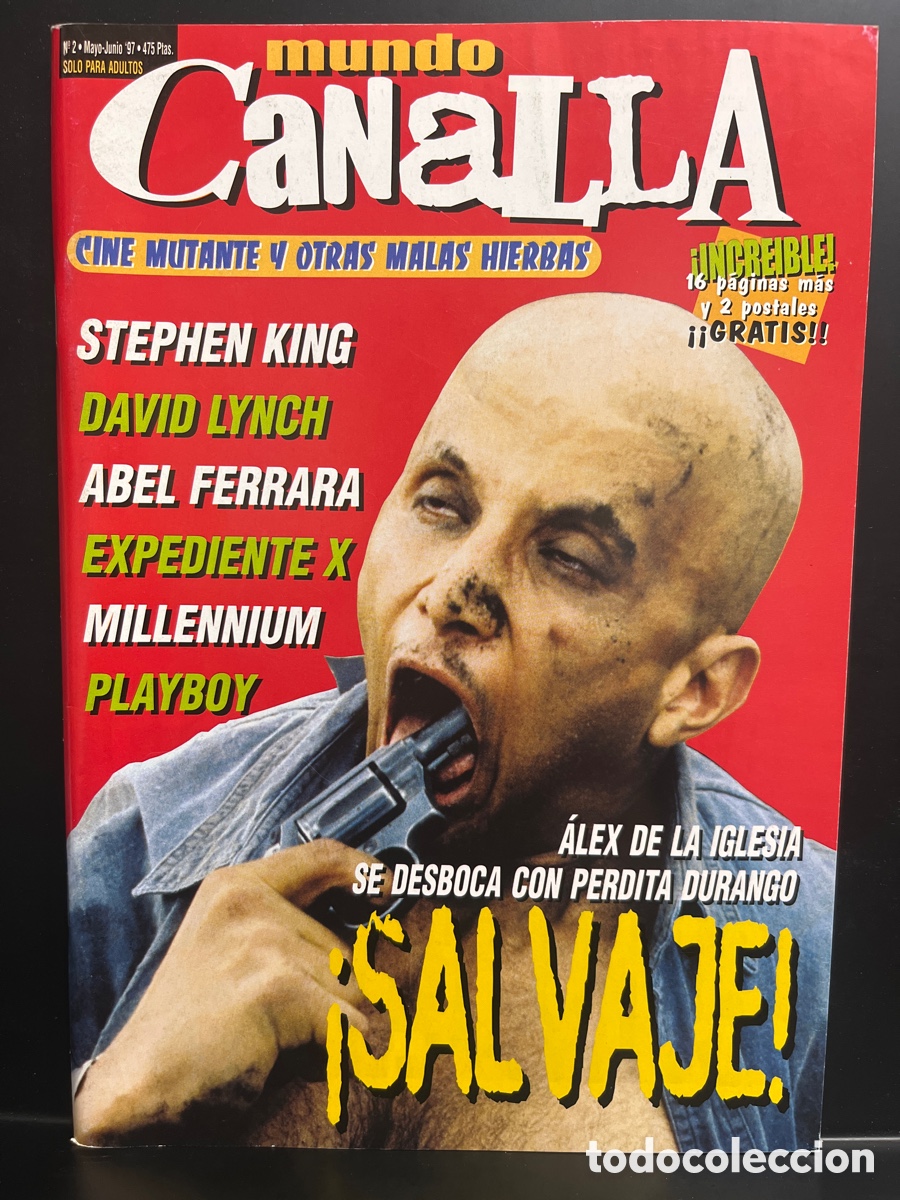 Cine: MUNDO CANALLA N.2 CINE MUTANTE Y OTRAS MALAS HIERBAS ( 1997/1998 )