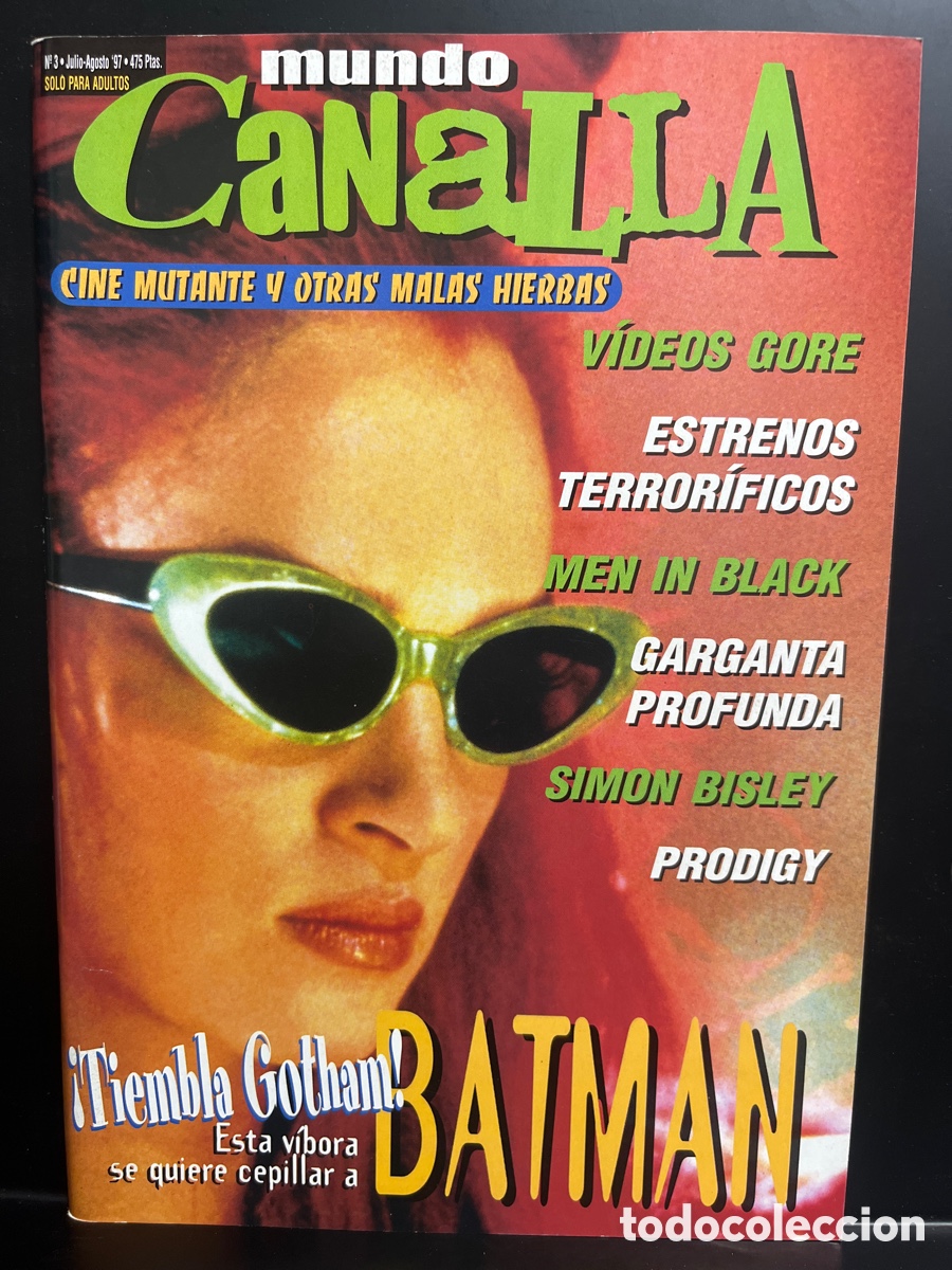 Cine: MUNDO CANALLA N.3 CINE MUTANTE Y OTRAS MALAS HIERBAS ( 1997/1998 )