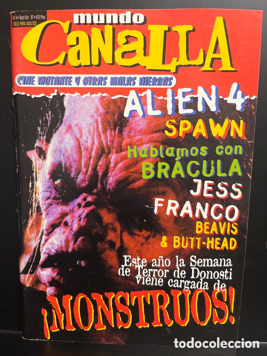 Cine: MUNDO CANALLA N.4 CINE MUTANTE Y OTRAS MALAS HIERBAS ( 1997/1998 )