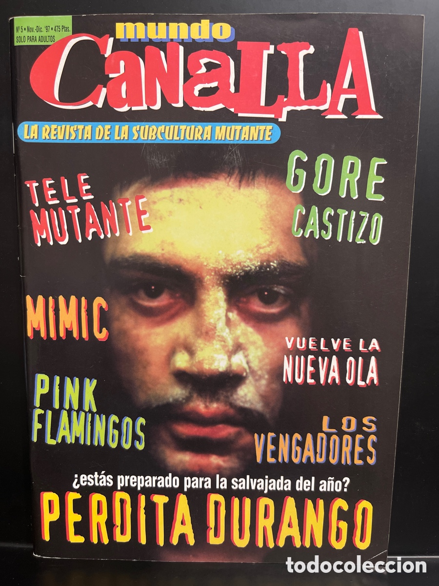 Cine: MUNDO CANALLA N.5 CINE MUTANTE Y OTRAS MALAS HIERBAS ( 1997/1998 )