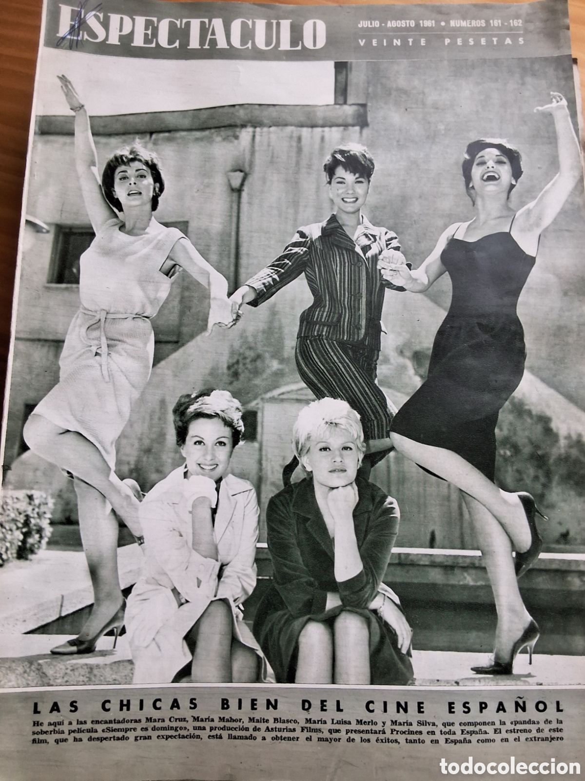 Cine: Espectaculo revista cine n&uacute;mero 161 a&ntilde;o 1961/7