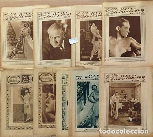 Cine: Lote de publicaciones de Cine de los a&ntilde;os 20 y 30 de 'EL DIA GRAFICO'....