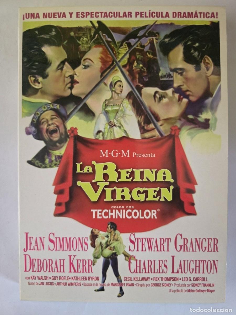 Cine: DVD La Reina Virgen.Jean Simmons.Stewart Granger.Deborah Kerr.Charles Laughton.MGM