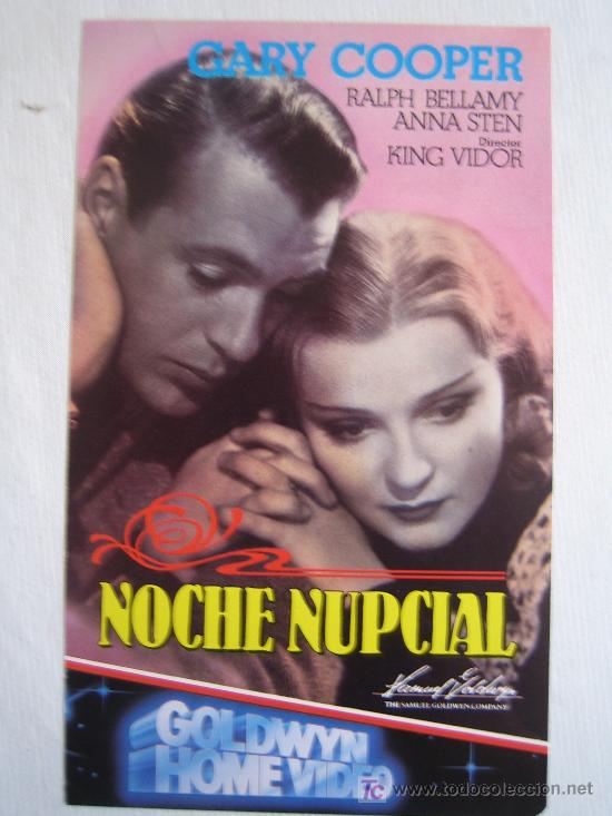 Cine: Noche nupcial - Gary Cooper - impreso moderno