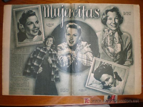 Cine: MUJERCITAS. 1949. PRIMER PLANO: RECORTE DE PRENSA
