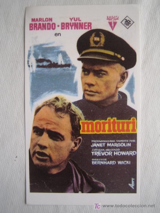 Cine: Morituri - Impreso original moderno - marlon brando yul brynner
