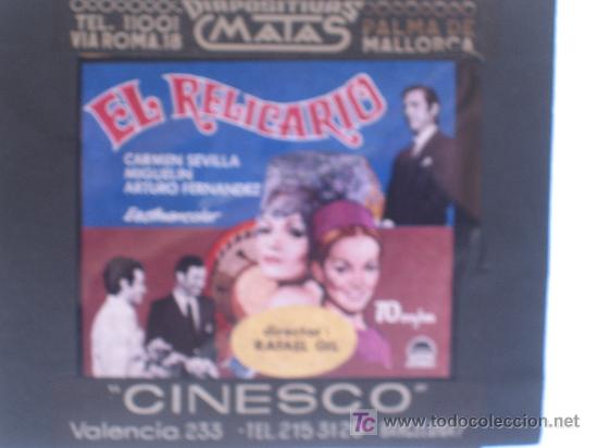 Cine: El relicario - carmen sevilla - diapositiva original del estreno