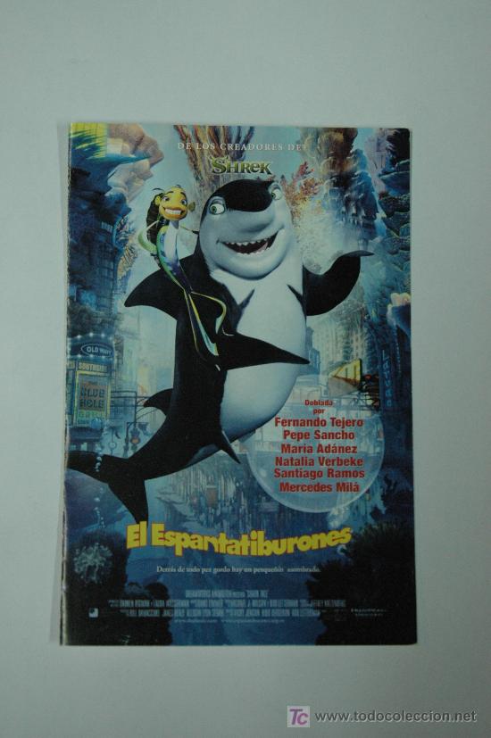 Cine: el espantatiburones - invitacion al preestreno - angelina jolie y robert de niro voz - animacion