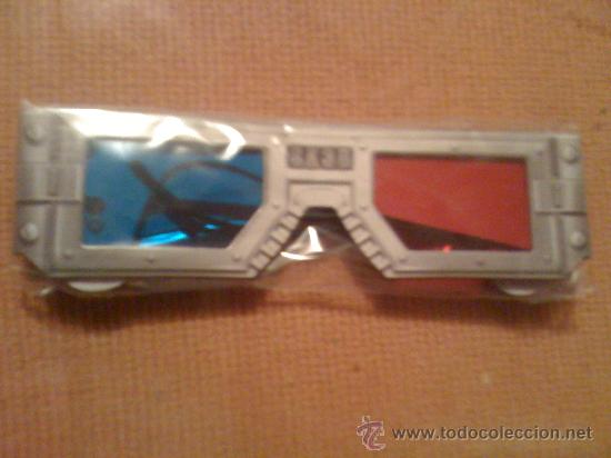 Cinema: Gafas para pel&iacute;cula en 3 dimensiones. Pel&iacute;cula 'Spy Kids 3-D'.