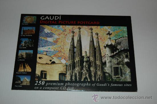 Cine: CD Gaud&iacute; Digital picture postcard. - Foto 1
