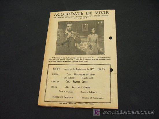 Cine: ACUERDATE DE VIVIR - - Foto 3
