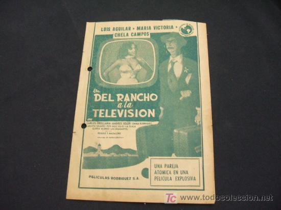 Cine: DEL RANCHO A LA TELEVISION - - Foto 1