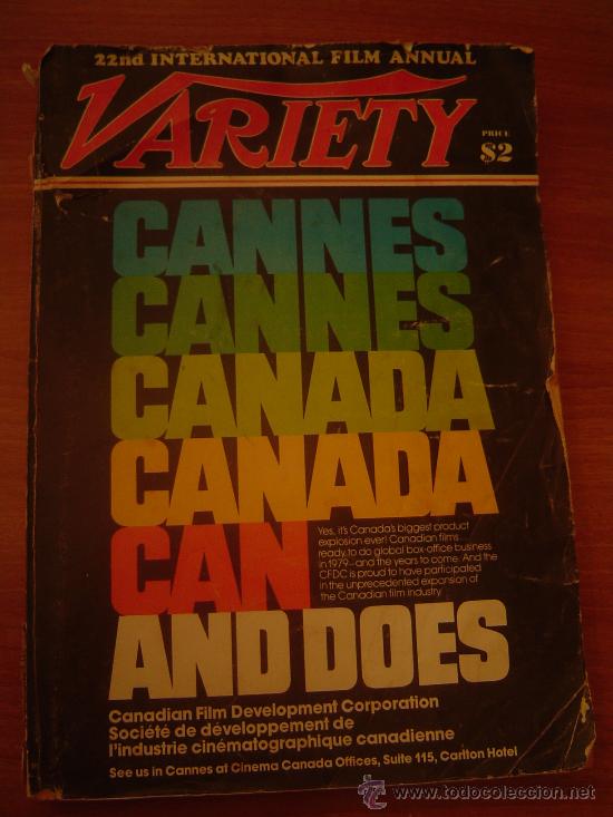 Cinema: 22 ND INTERNATIONAL FILM ANNUAL -VARIETY, CANNES
