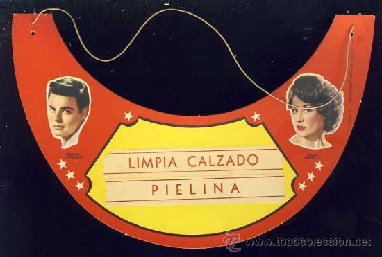 Cine: Visera con fotos de artistas de cine: ROBERT WAGNER y EMMA PENELLA