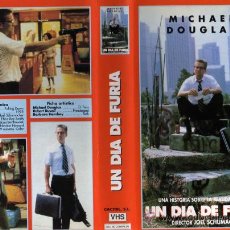 Cine: UN DIA DE FURIA - CARATULA PARA GRABACIÓN DE VIDEO VHS. Lote 23324510