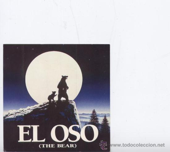 Cinema: PEGATINA CINE , EL OSO (THE BEAR), DE  Jean-Jacques Annaud