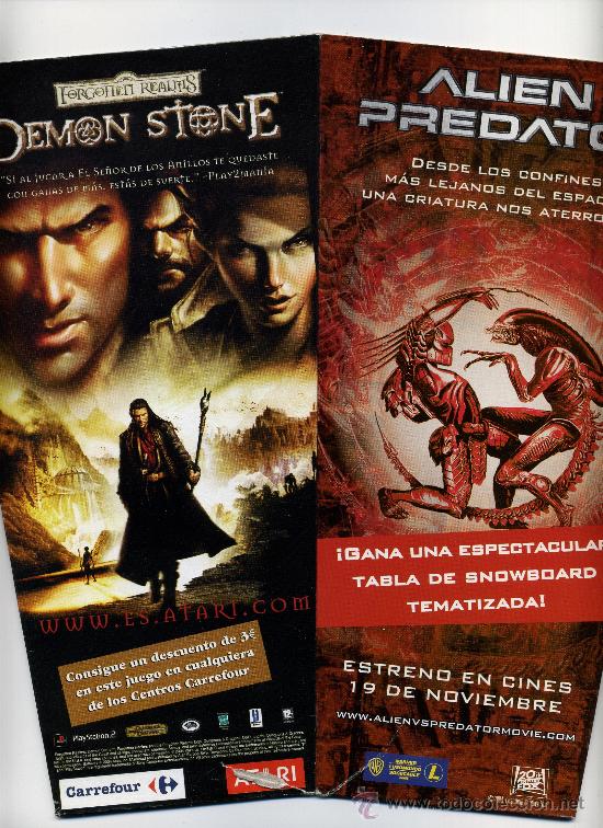 Cine: ALIEN vs. PREDATOR y 3 m&aacute;s. Vaso para palomitas.