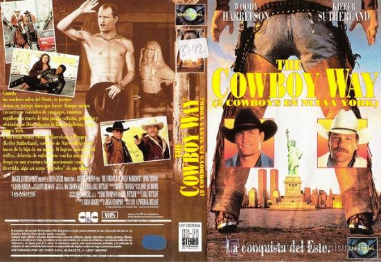 Cine: CARATULA VHS - 2 COWBOYS EN NUEVA YORK - Pedido Minimo 6&euro;