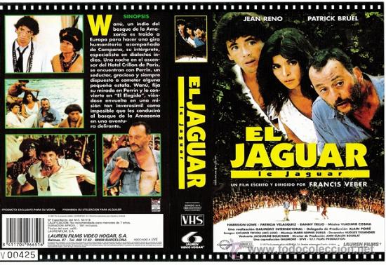 Cine: CARATULA VHS - EL JAGUAR - Pedido Minimo 6&euro;