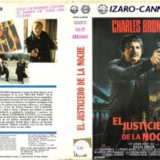 Cine: CARATULA VHS - EL JUSTICIERO DE LA NOCHE - PEDIDO MINIMO 6€. Lote 31591731
