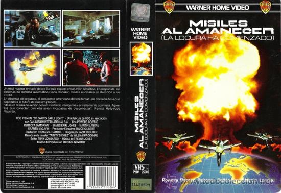 Cine: CARATULA VHS - MISILES AL AMANECER - Pedido Minimo 6&euro;