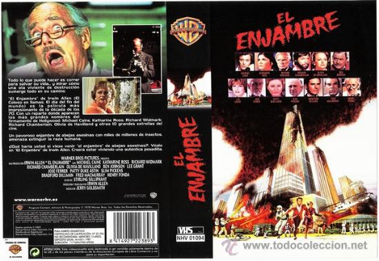 Cine: CARATULA VHS - EL ENJAMBRE - Pedido Minimo 6&euro;