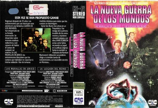 Kino: CARATULA VHS - LA NUEVA GUERRA DE LOS MUNDOS - Pedido Minimo 6&euro;
