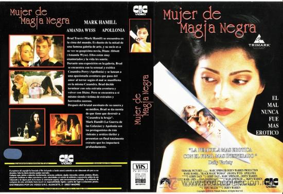 Cinema: CARATULA VHS - MUJER DE MAGIA NEGRA - Pedido Minimo 6&euro;