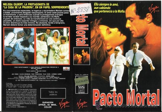 Kino: CARATULA VHS - PACTO MORTAL - Pedido Minimo 6&euro;