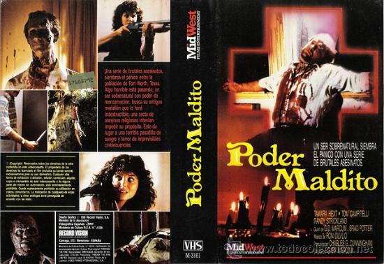 Kino: CARATULA VHS - PODER MALDITO - Pedido Minimo 6&euro;