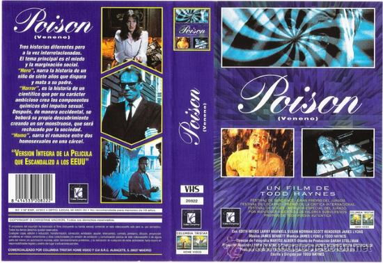 Kino: CARATULA VHS - POISON (VENENO) - Pedido Minimo 6&euro;