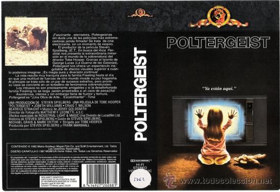 Cine: CARATULA VHS - POLTERGEIST - Foto 1