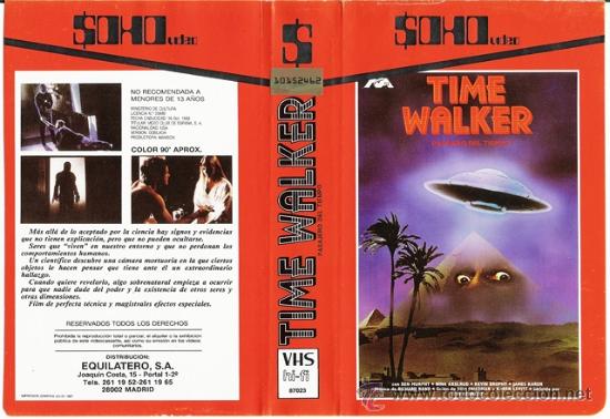 Kino: CARATULA VHS - TIME WALKER, PASAJERO DEL TIEMPO - Pedido Minimo 6&euro;