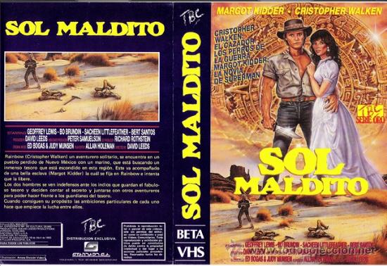 Kino: CARATULA VHS - SOL MALDITO - Pedido Minimo 6&euro;