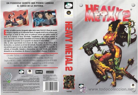 Kino: CARATULA VHS - HEAVY METAL 2 - Pedido Minimo 6&euro;