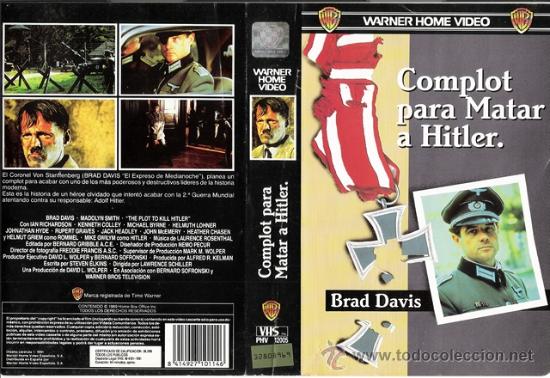 Kino: CARATULA VHS - COMPLOT PARA MATAR A HITLER - Pedido Minimo 6&euro;