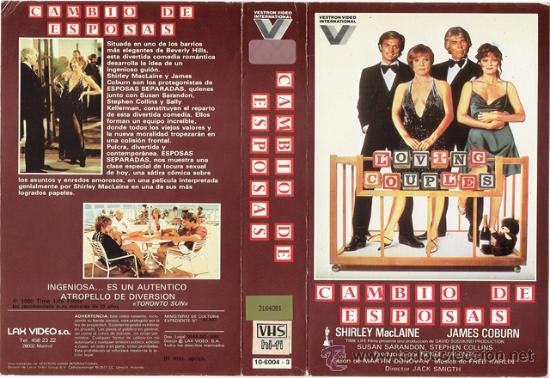 Kino: CARATULA VHS - CAMBIO DE ESPOSAS - Pedido Minimo 6&euro;