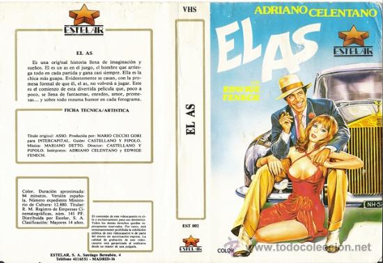 Cinema: CARATULA VHS - EL AS