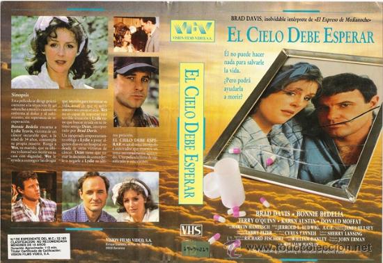 Cinema: CARATULA VHS - EL CIELO DEBE ESPERAR - Pedido Minimo 6&euro;
