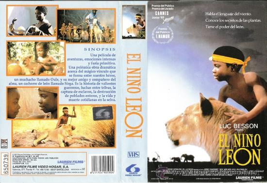 Cinema: CARATULA VHS - EL NI&Ntilde;O LEON - Pedido Minimo 6&euro;