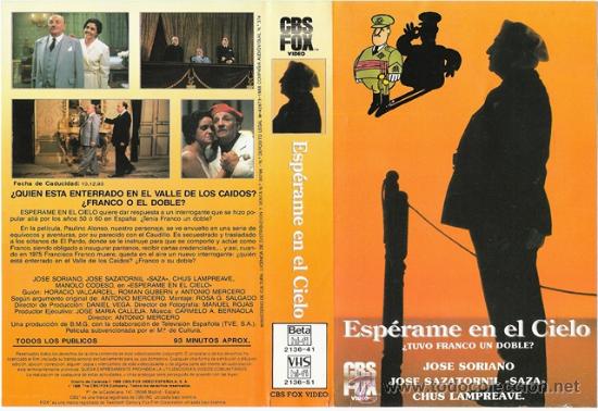 Cine: CARATULA VHS - ESPERAME EN EL CIELO - Foto 1