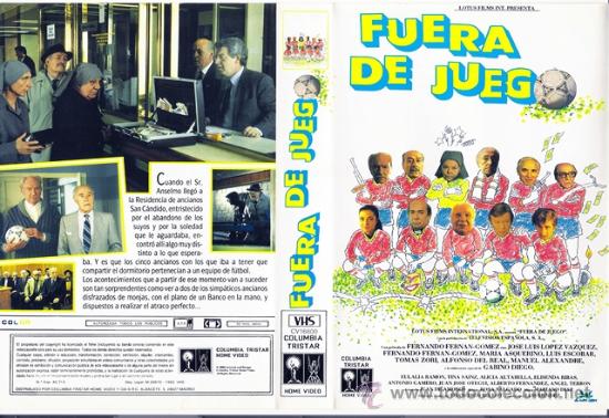 Cine: CARATULA VHS - FUERA DE JUEGO - Pedido Minimo 6&euro;